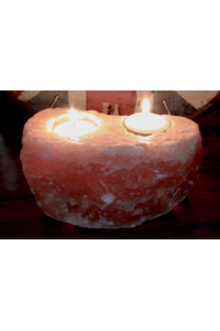 Obrázok pre Svietnik z Himalájskej soli na dve sviečky