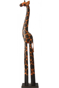 Obrázok pre Drevená soška Žirafa 100cm