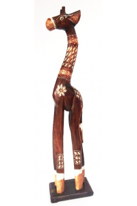 Obrázok pre Drevená soška Žirafa 60 cm
