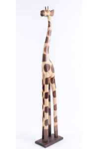 Obrázok pre Drevená soška Žirafa 80cm