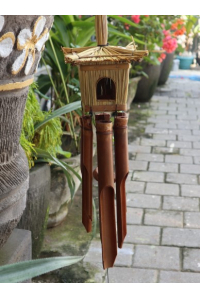 Obrázok pre Bambusová zvonkohra s domčekom