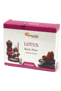 Obrázok pre Vonné kužele Tečúci dym - Lotus