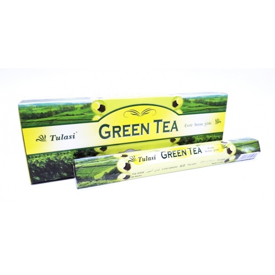 Obrázok pre Vonné tyčinky Tulasi Zelený čaj